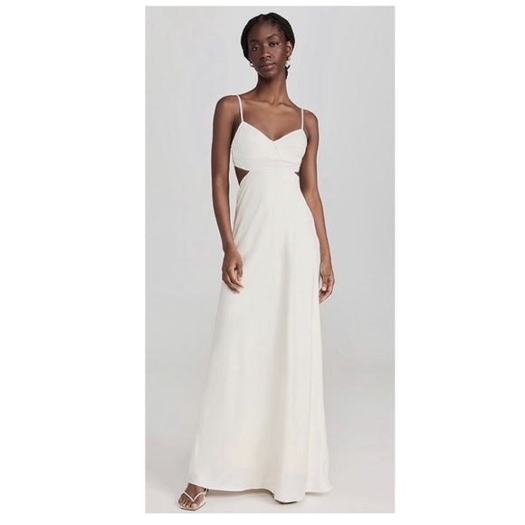 ALC Blakely Cutout Dress in Black. - Picture 7 of 8